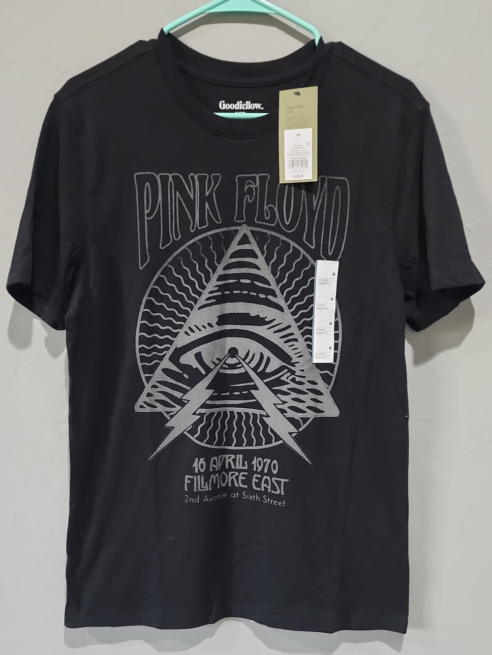 NWT Goodfellow Pink Floyd Graphic Tee